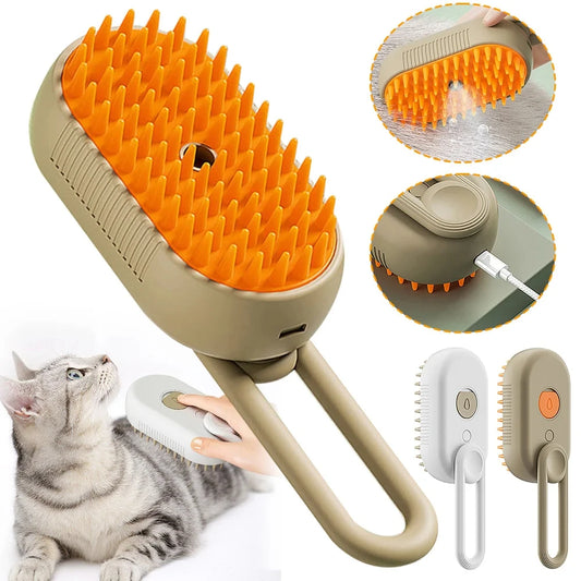 Steam Pet Hair Remover Brush