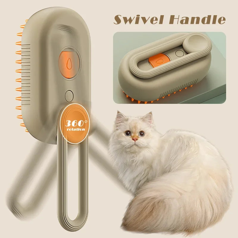 Steam Pet Hair Remover Brush